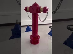 BS750 Hydrante d'incendie verticale pour la protection contre l'incendie peinte en rouge PN16 Pression certifiée ISO9001